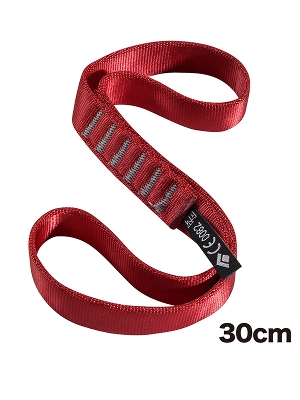ブラックダイヤモンド「18mm NYLON RUNNER」ナイロンランナー（30cm・レッド）