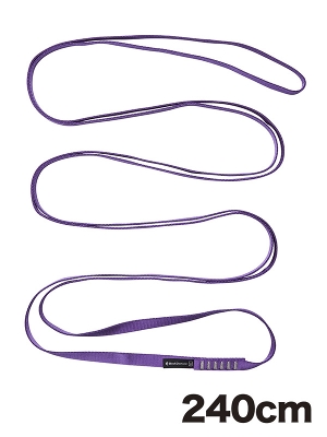 ブラックダイヤモンド「18mm NYLON RUNNER」ナイロンランナー（240cm・パープル）
