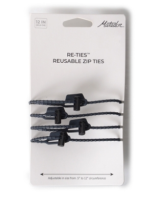 Matador（マタドール）「Re-Ties Reusable Zip Ties (4-Pack)」リタイズ（4個セット）