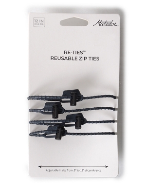 Matadori}^h[juRe-Ties Reusable Zip Ties (4-Pack)v^CYi4Zbgj